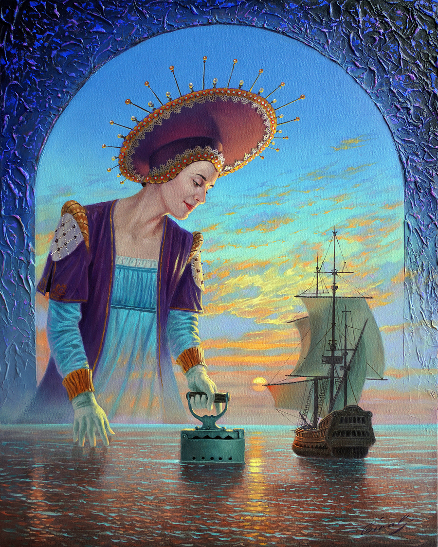 Michael Cheval Bon Voyage (SN) (24x30)